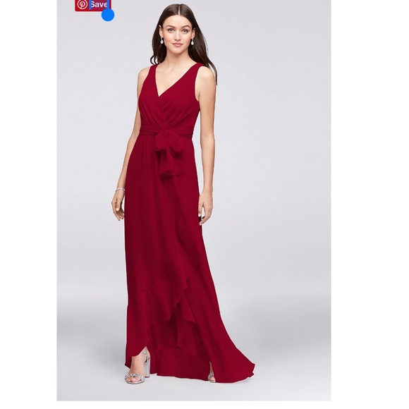 David's Bridal Dresses & Skirts - David’s Bridal Wine Bridesmaid Dress